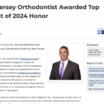 New Jersey orthodontist Kenneth Banasiak, DMD was recently named to New Jersey Monthly’s 2024 list of Top Dentists in the state.